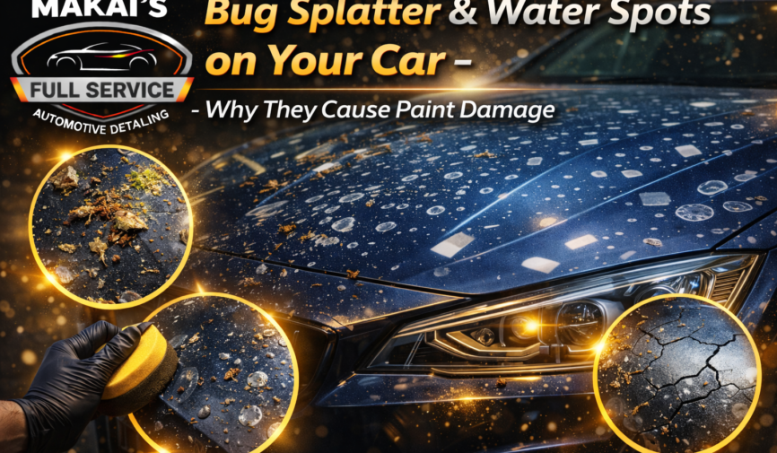 Bug Splatter & Water Spots on Your Car in Altus, OK Why They Cause Paint Damage
